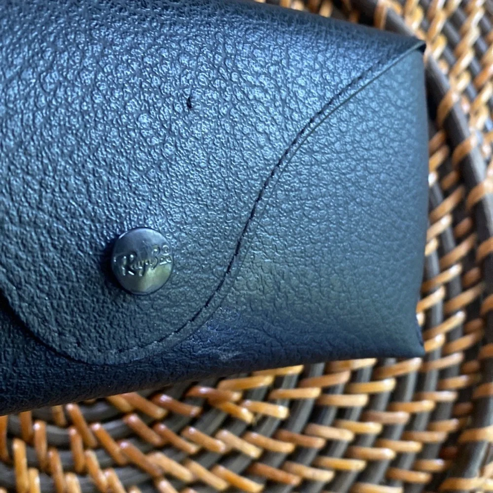 Ray-Ban Pebbled Leather Sunglasses Case